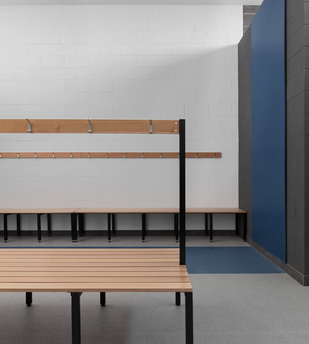 Bench seating dunlop street pavilion lockin lockers australia 4