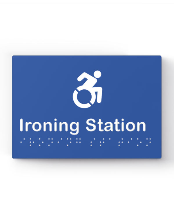 Lockin signage 10 Accessible ironing station sign