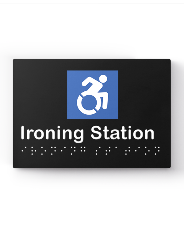 Lockin signage 9 Accessible ironing station sign