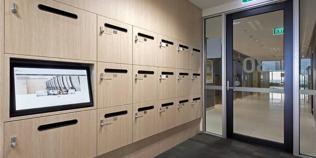 Ernst Young office lockers lockin lockers australia 2