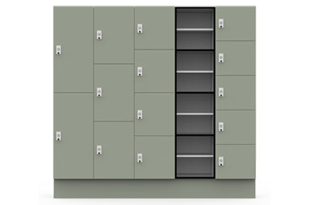 Shelving Locker range by Lockin