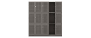 cs3 premium 3 door steel hanging locker by lockin