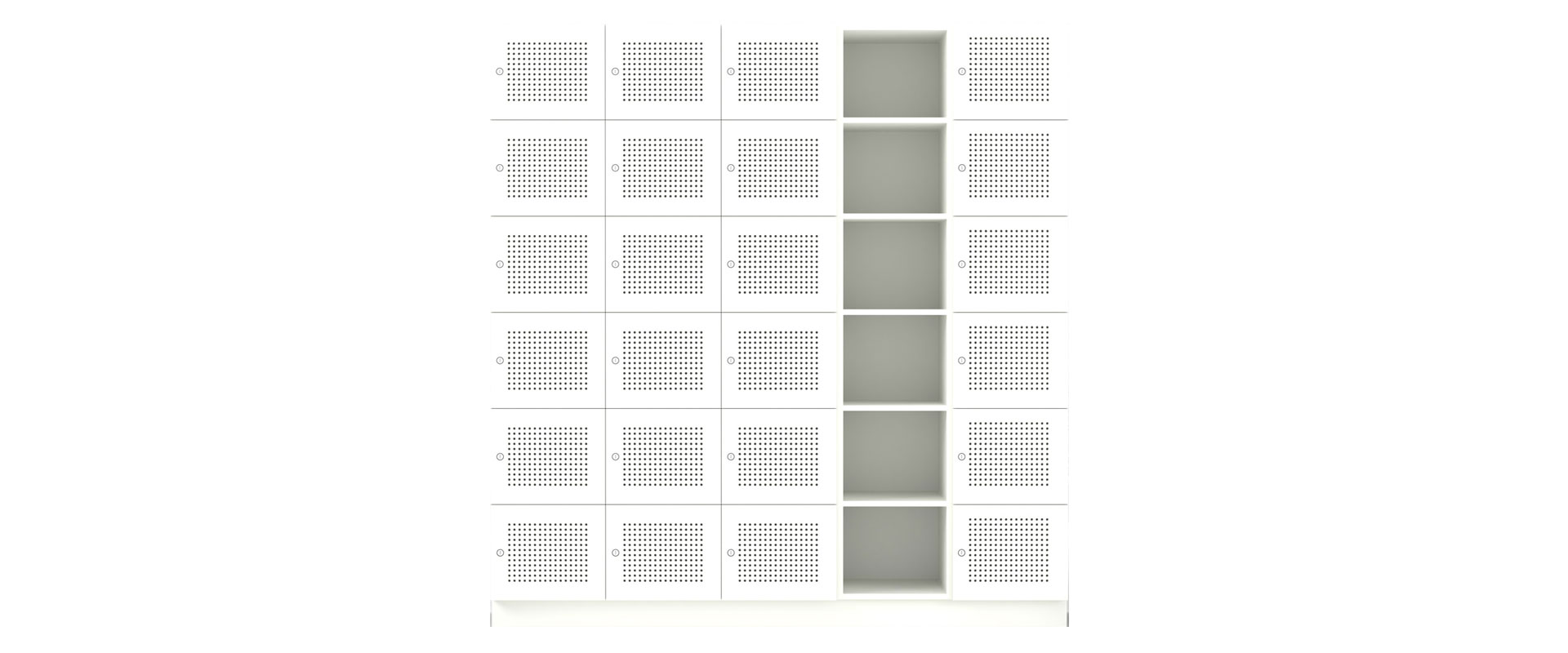 CS6 premium steel 6 door lockers by lockin