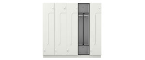 pl2 2 door wave hanging locker