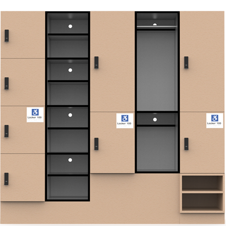 accessible lockers by lockin