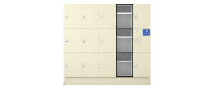 3 door accessible shelving locker by lockin