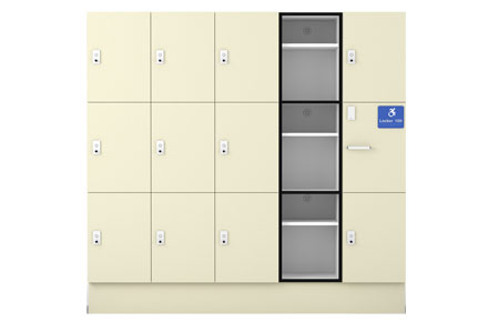 ALH3 Accessible shelving locker
