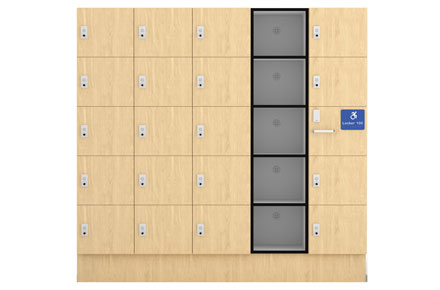 ALH5 Accessible shelving locker