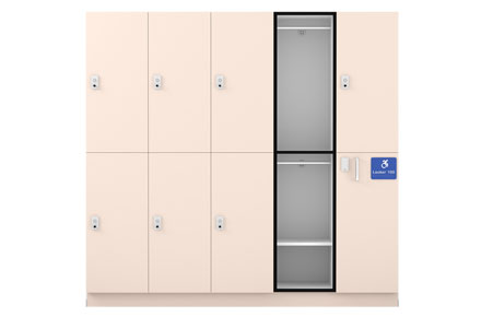 ALP2 Accessible hanging locker