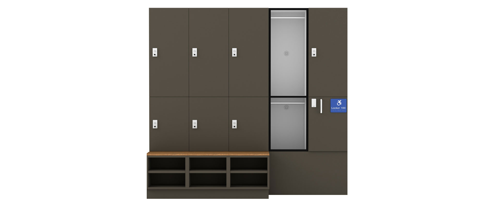 ALPS2 Accessible hanging locker