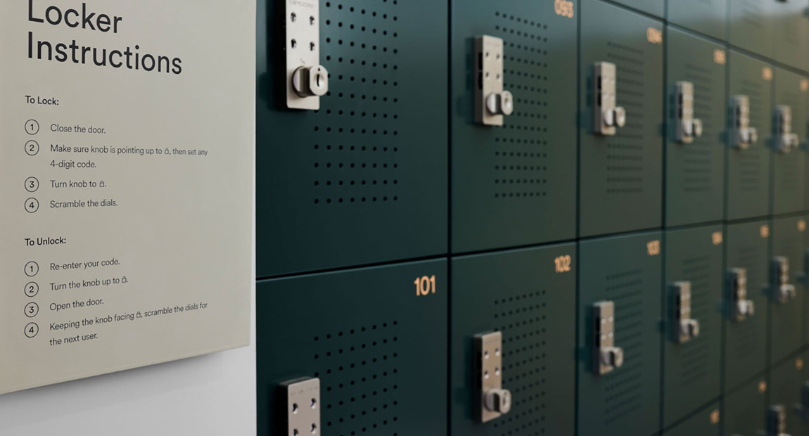 geometric design patterns for lockin lockers