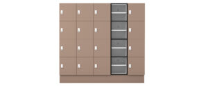shelving lockers 4 door by lockin