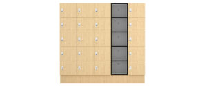 5 door shelving lockers by lockin