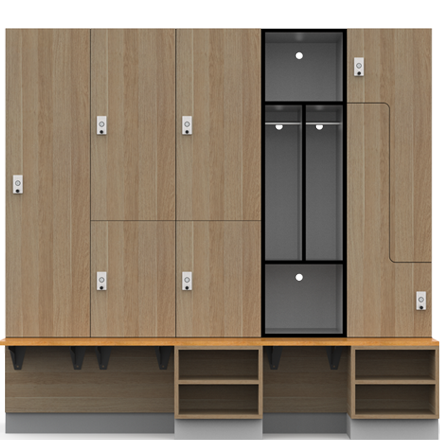 hanging lockers by lockin