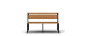 double bench seat with back rest by lockin