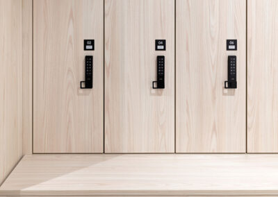 end-of-trip facility lockers by lockin