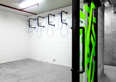 end-of-trip facility lockers by lockin