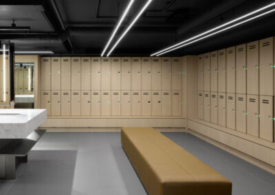 end-of-trip lockers at XLCR 120 Collins Street by Lockin
