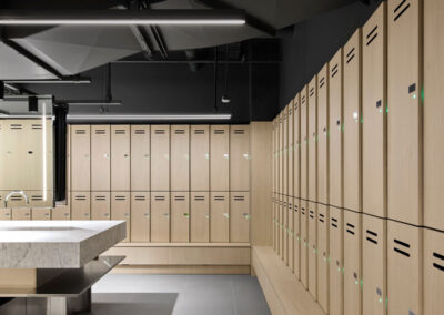 end-of-trip lockers at XLCR 120 Collins Street by Lockin