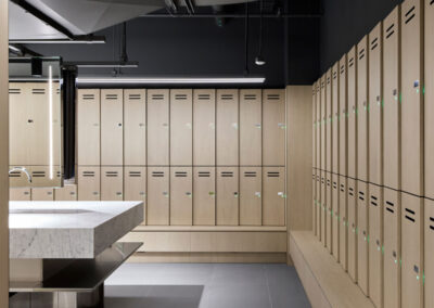 end-of-trip lockers at XLCR 120 Collins Street by Lockin
