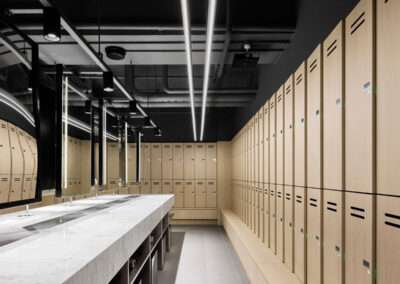 end-of-trip lockers at XLCR 120 Collins Street by Lockin