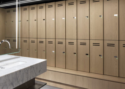 end-of-trip lockers at XLCR 120 Collins Street by Lockin