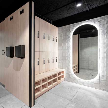 end-of-trip lockers made by Lockin