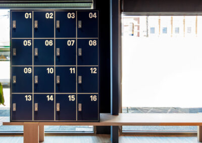 custom lockers for gym and change rooms by Lockin for CorePlus