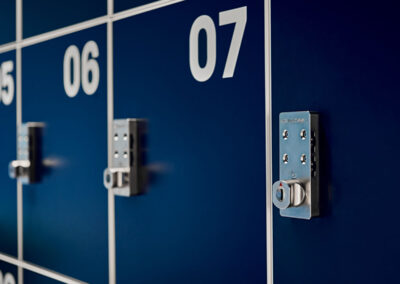 custom lockers for gym and change rooms by Lockin for CorePlus