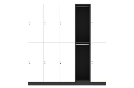 HY2 Steel hybrid hanging locker by lockin