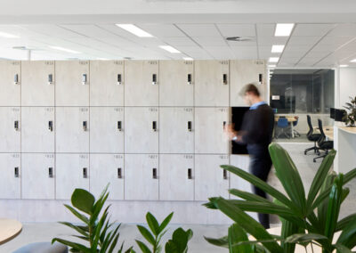workplace lockers by lockin made in melbourne for NHP Australia