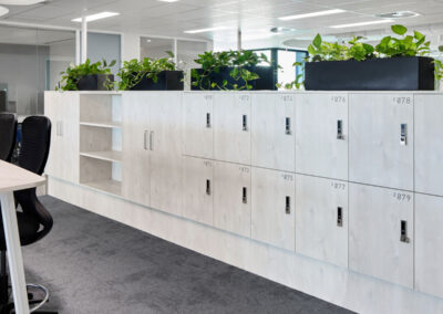 workplace lockers by lockin made in melbourne for NHP Australia