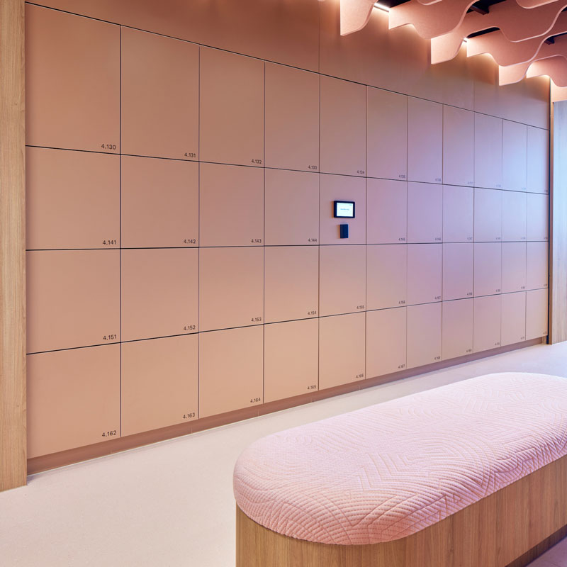 Locking workplace lockers - Royal Melbourne Hospital