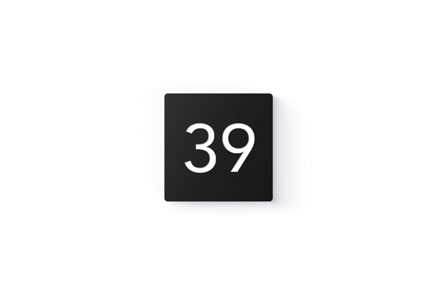 square number tags for lockers