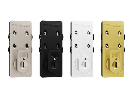 keyless 1 combination lock range