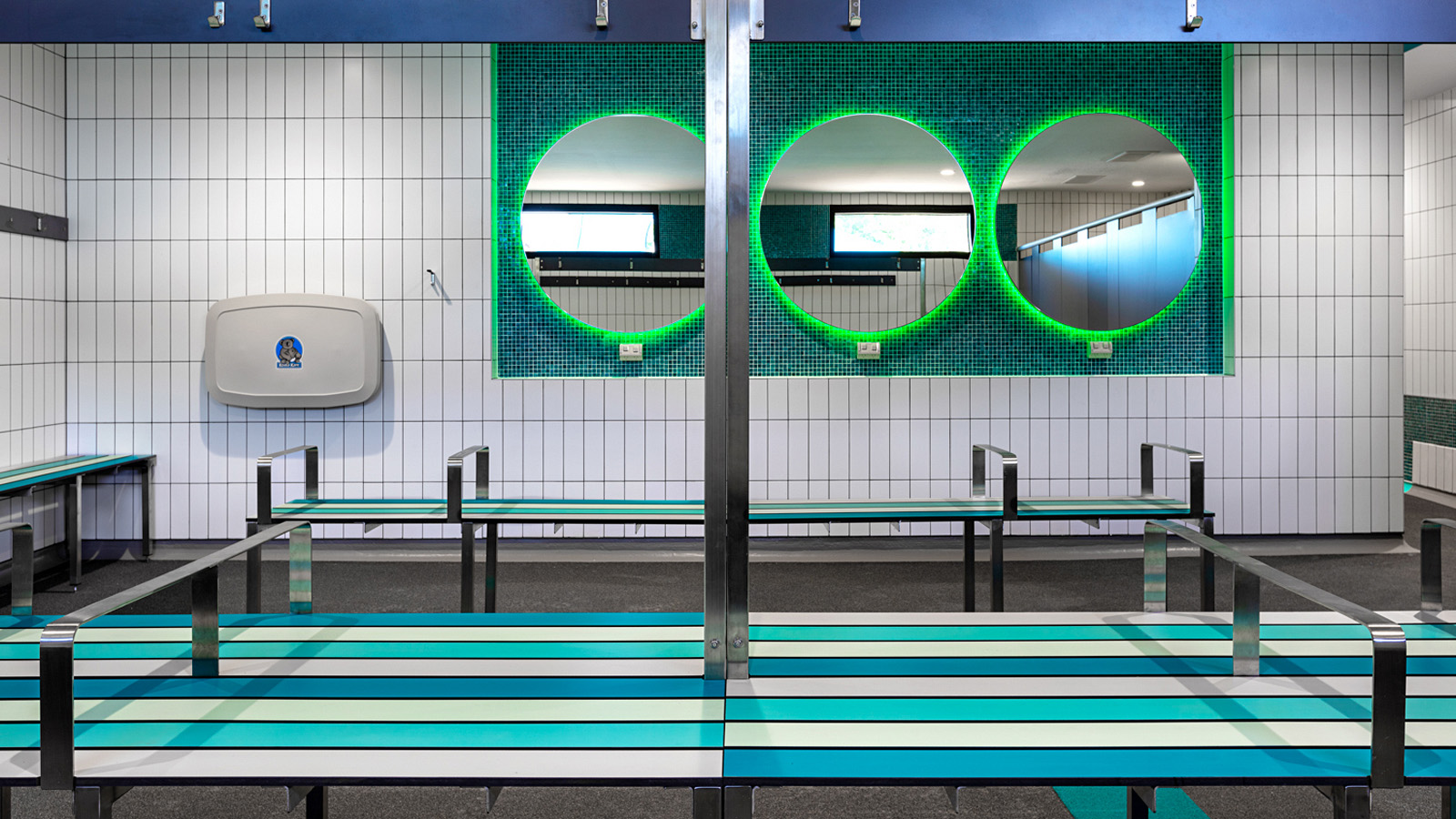 elite sports lockers for North Melbourne Football Club by Lockin