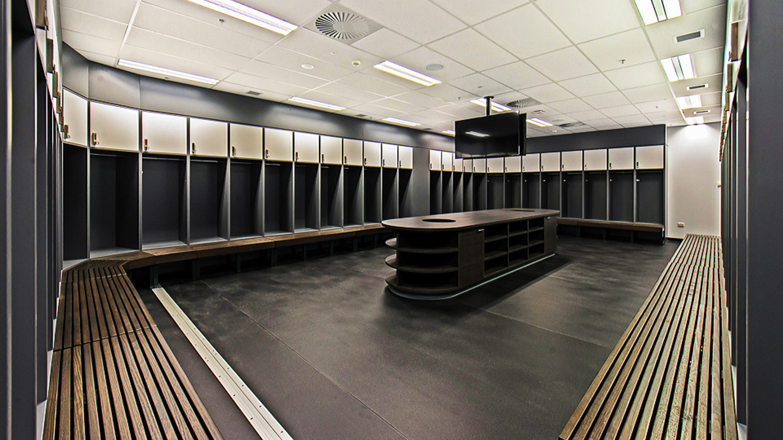 elite sports lockers for North Melbourne Football Club by Lockin