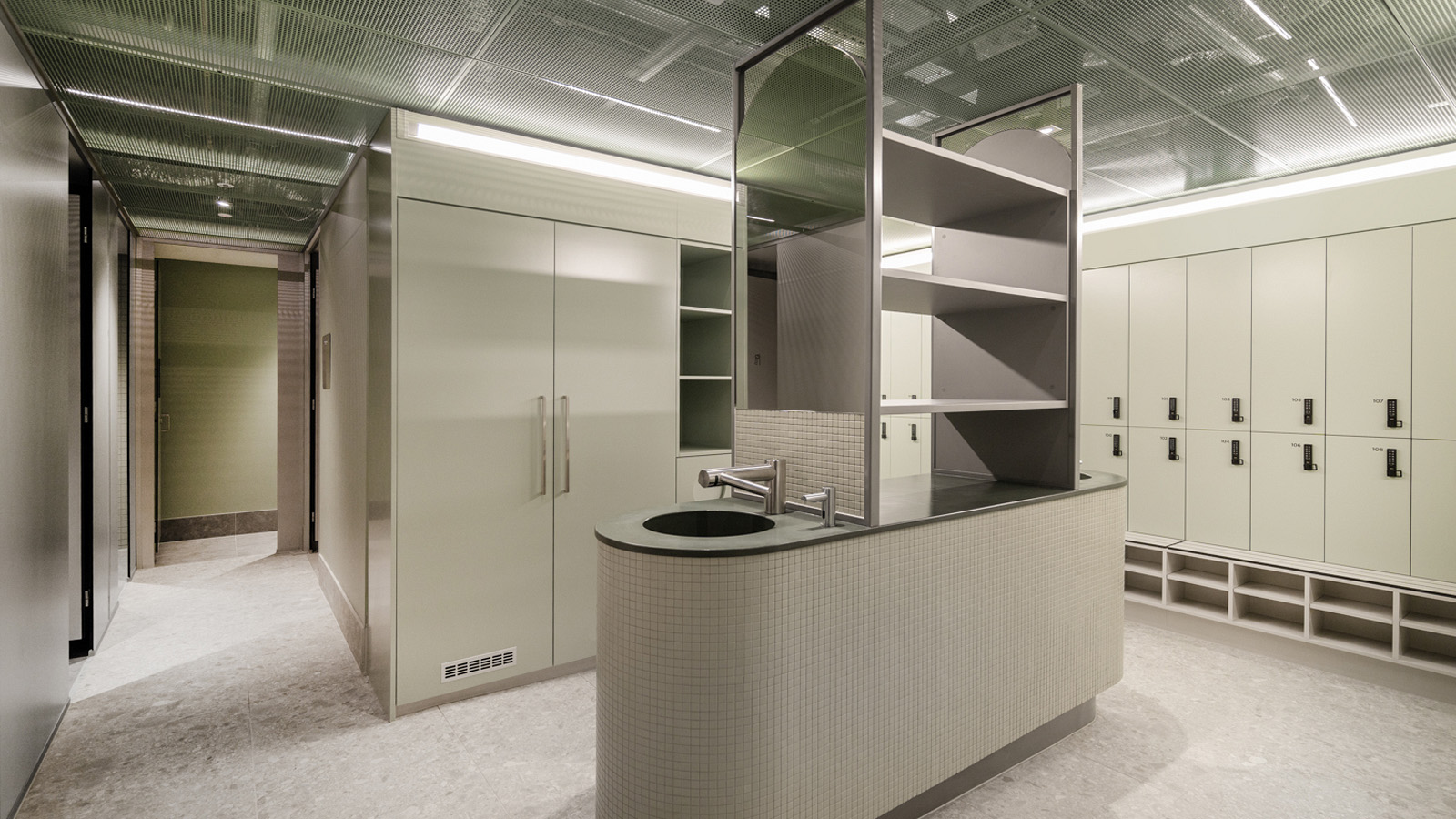 elite sports lockers for North Melbourne Football Club by Lockin