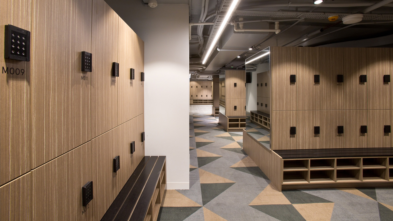 elite sports lockers for North Melbourne Football Club by Lockin