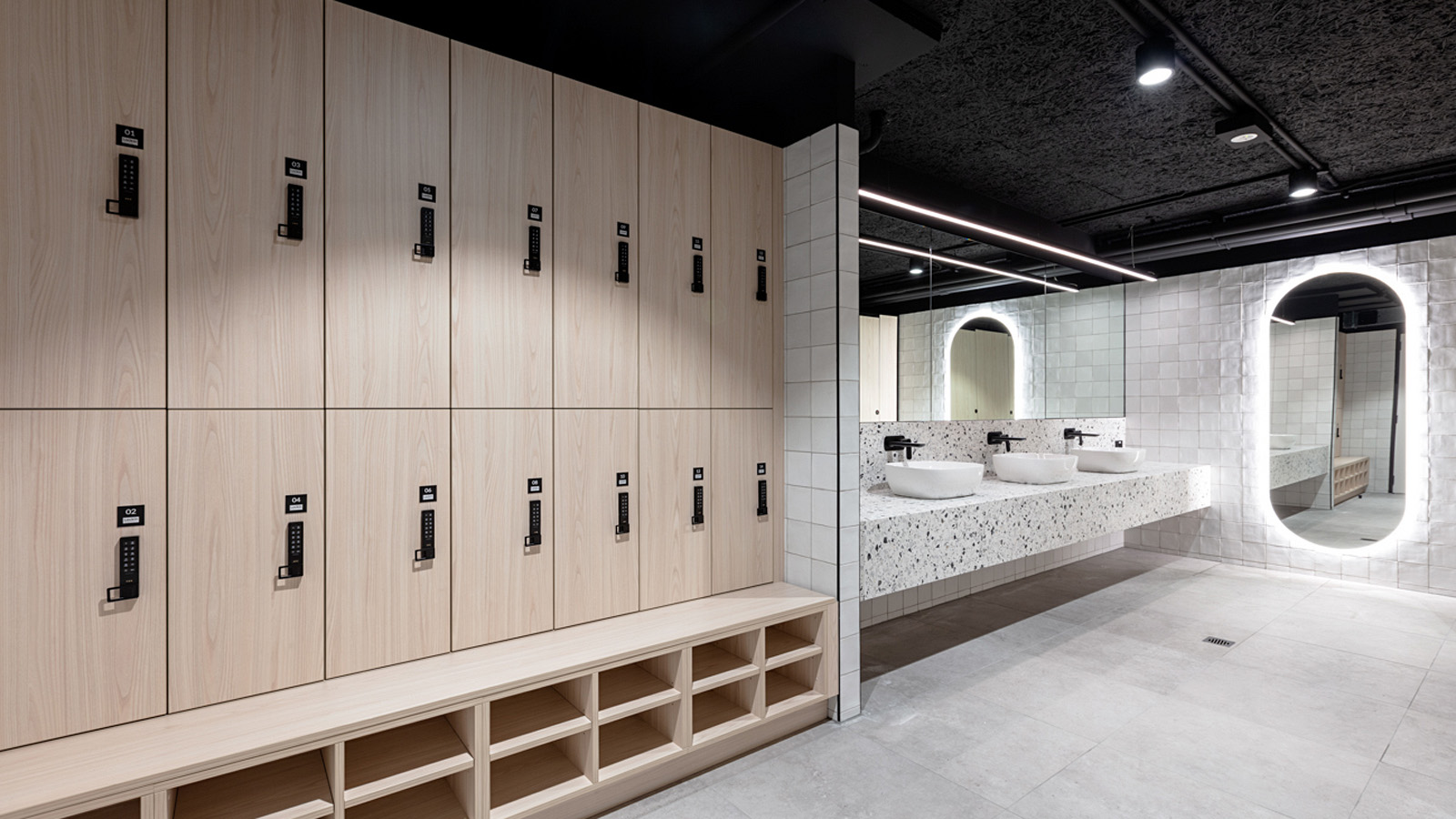 elite sports lockers for North Melbourne Football Club by Lockin