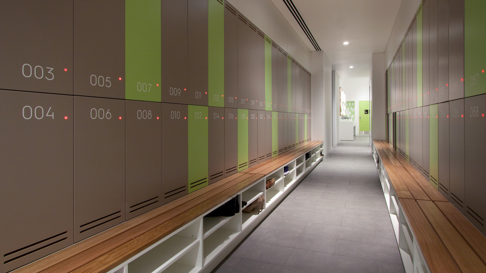 elite sports lockers for North Melbourne Football Club by Lockin