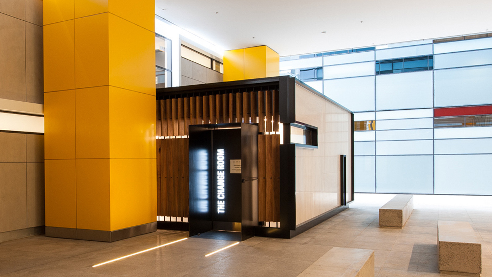 elite sports lockers for North Melbourne Football Club by Lockin