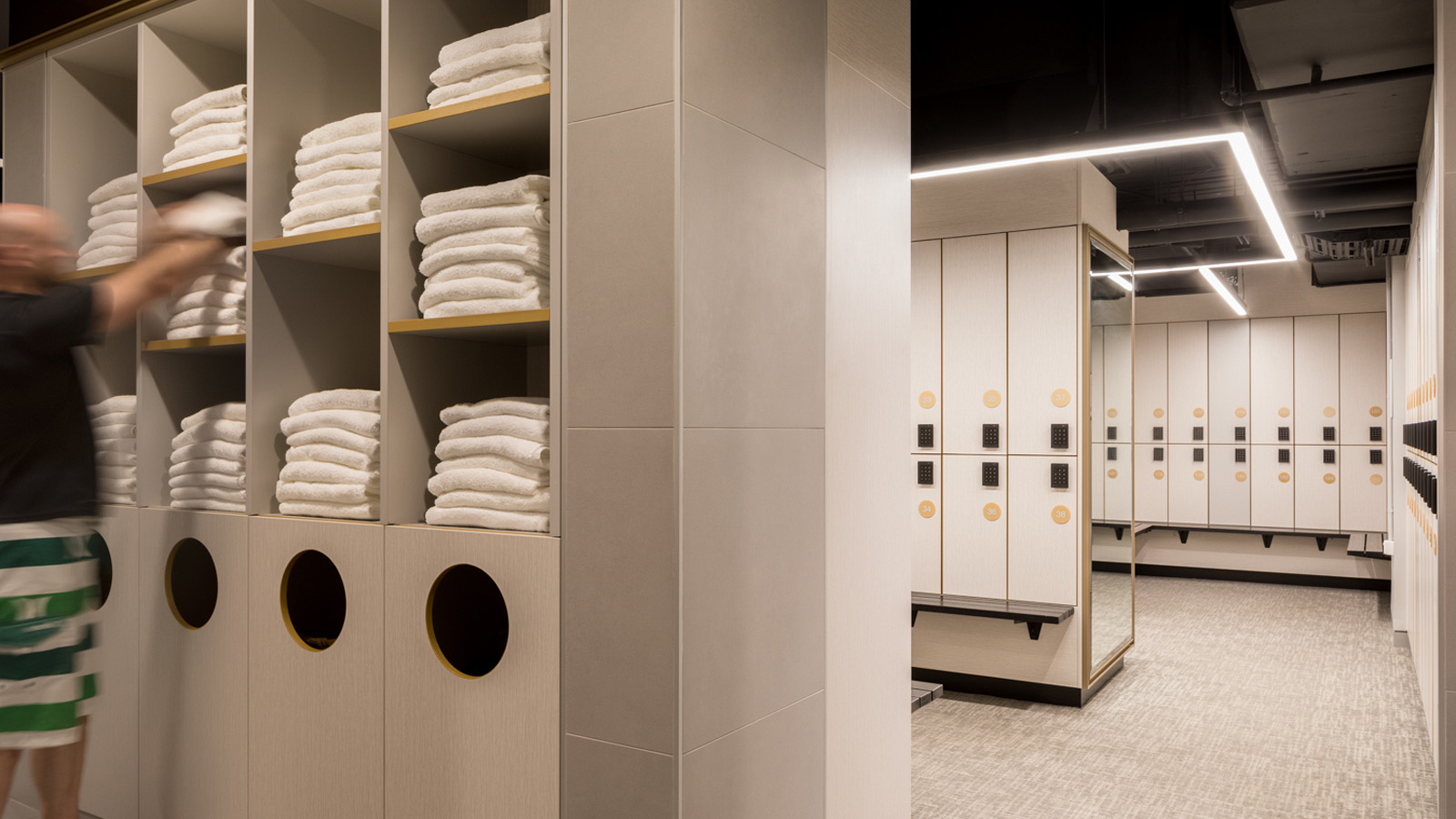 elite sports lockers for North Melbourne Football Club by Lockin