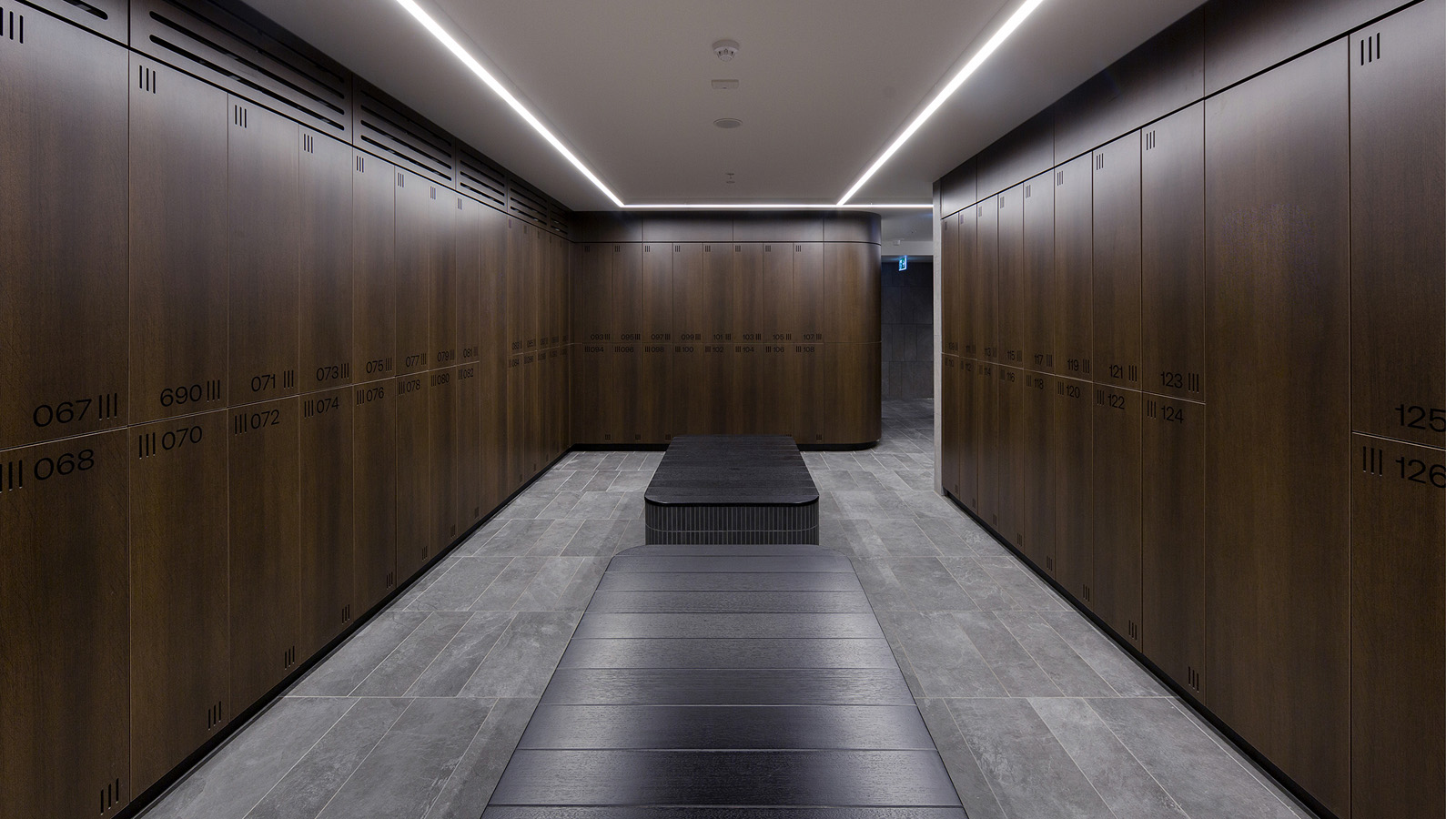 elite sports lockers for North Melbourne Football Club by Lockin