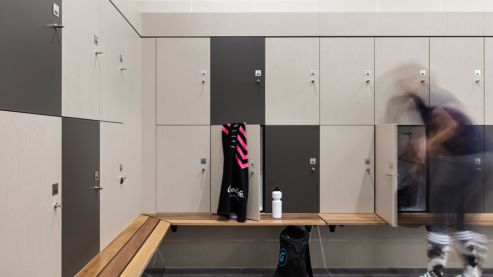 lockin-gym-lockers-goodlife-health-club-glen-iris-11 elite sports lockers for North Melbourne Football Club by Lockin