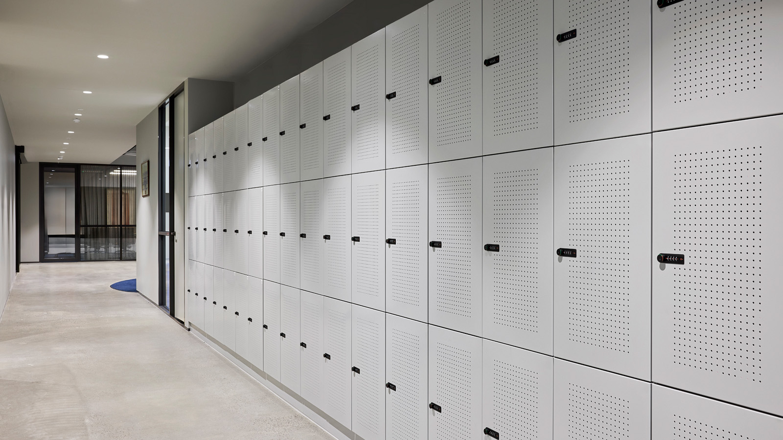 workplace lockers at Royal Melbourne Hospital - Lockin