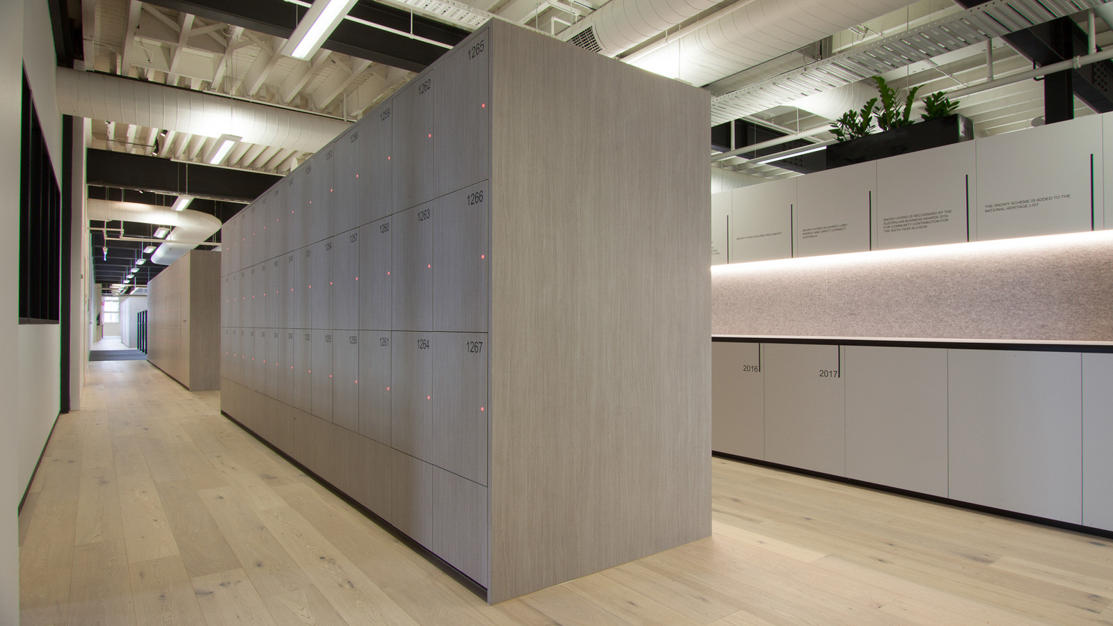 workplace lockers at Royal Melbourne Hospital - Lockin