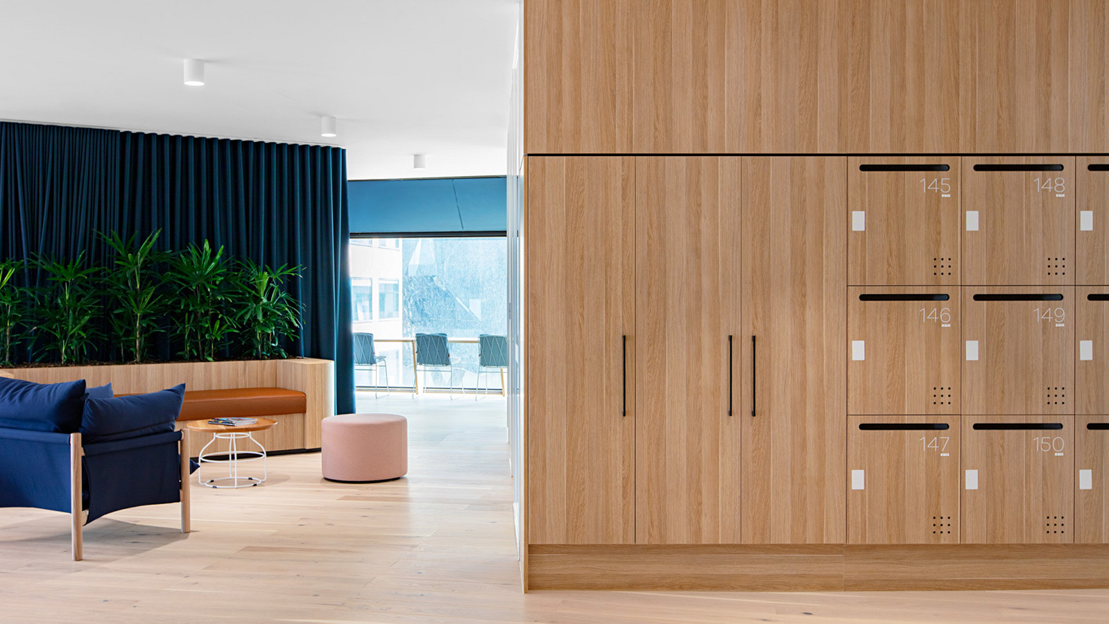 workplace lockers at Royal Melbourne Hospital - Lockin